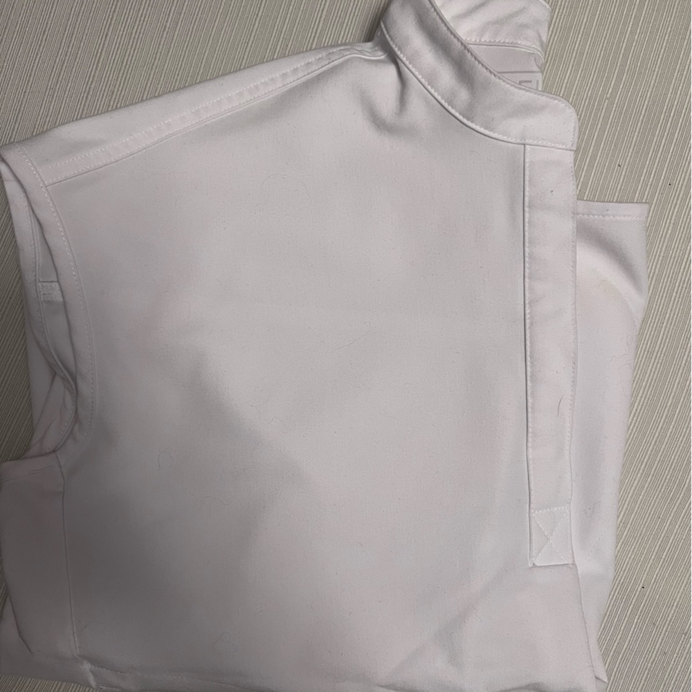 Figs scrubs optic white top Small
